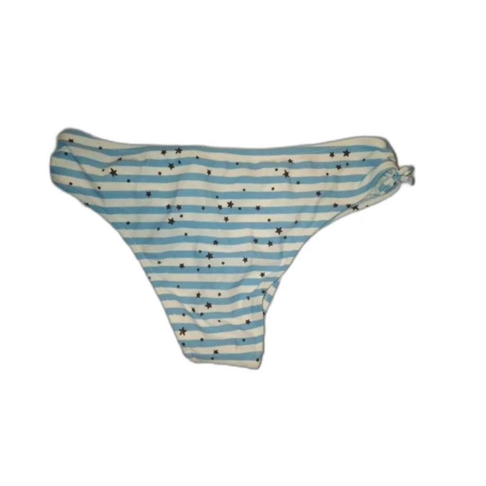 Aerie Large Stars/Stripe Print Cheeky Bikini Bottom